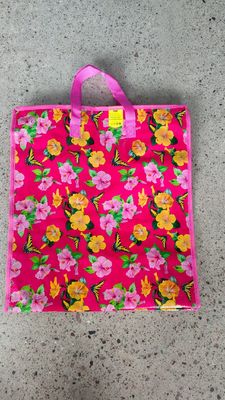 حقيبة غير منسوجة قابلة للطي وقابلة لإعادة الاستخدام مع سحاب متين وصديقة للبيئة